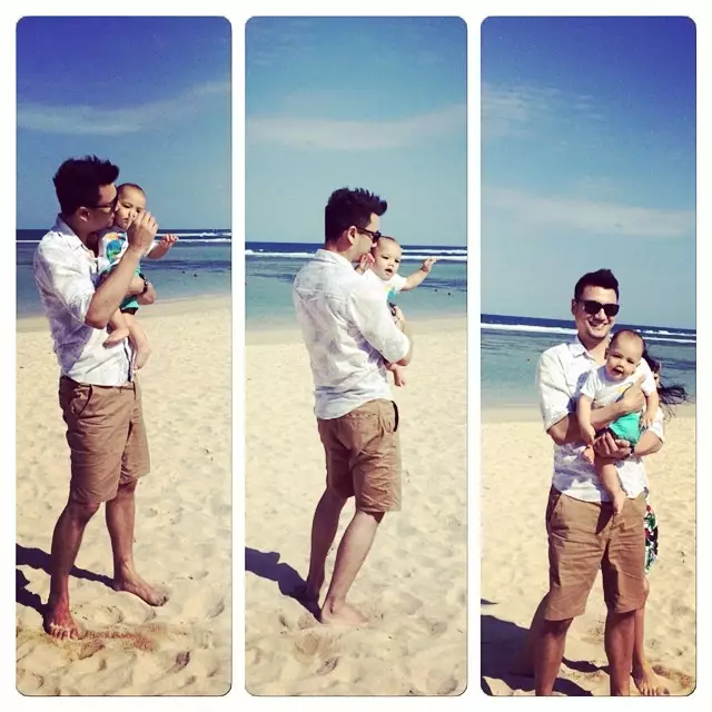 14 Artis ganteng Indonesia gendong anak ini bikin hati berdesir, aw!