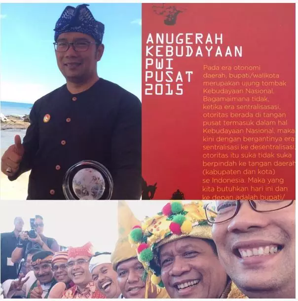 Hari Pers, Ridwan Kamil diganjar Anugerah Kebudayaan
