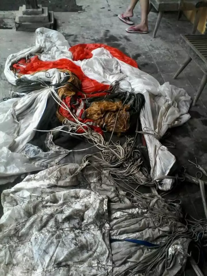 Ini foto-foto pesawat jatuh di Malang