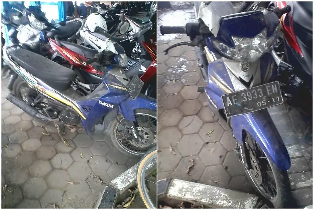 Motor ini diparkir selama 2 tahun di Terminal Giwangan, rekor! 