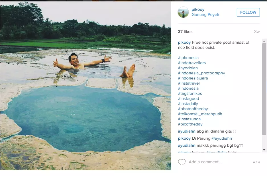 Sensasi berendam jacuzzi di tengah sawah, tujuan wisata baru bagi kamu