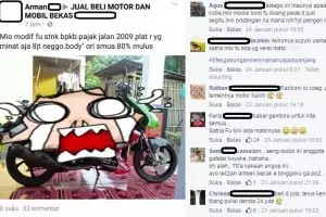 Motor Mio, bodi Satria FU, inilah modif motor yang antimainstream