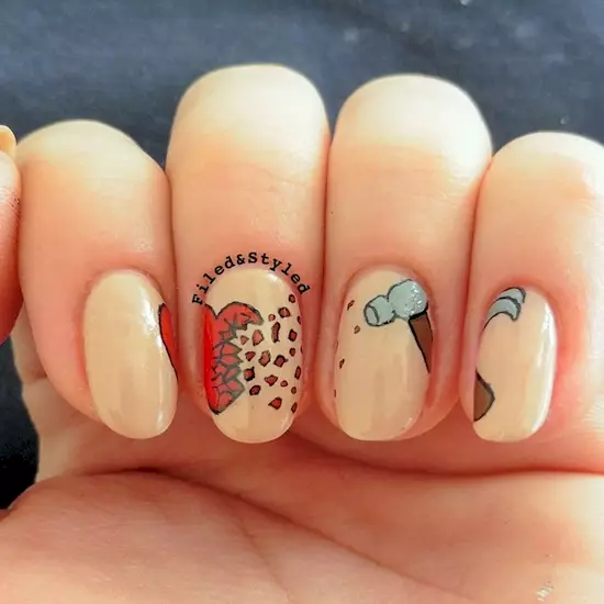 16 Cat kuku keren ini bertema menolak Valentine, kamu mau coba?