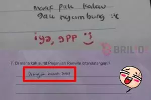 30 Jawaban ujian sekolah ini lucunya kebangetan, bikin ngakak seharian