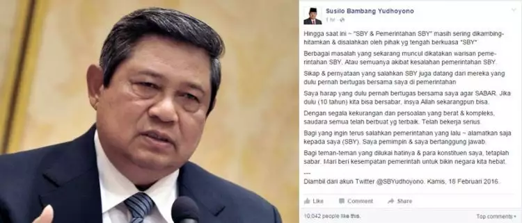 'Curhat' SBY di media sosial singgung pemerintahan saat ini, kenapa?