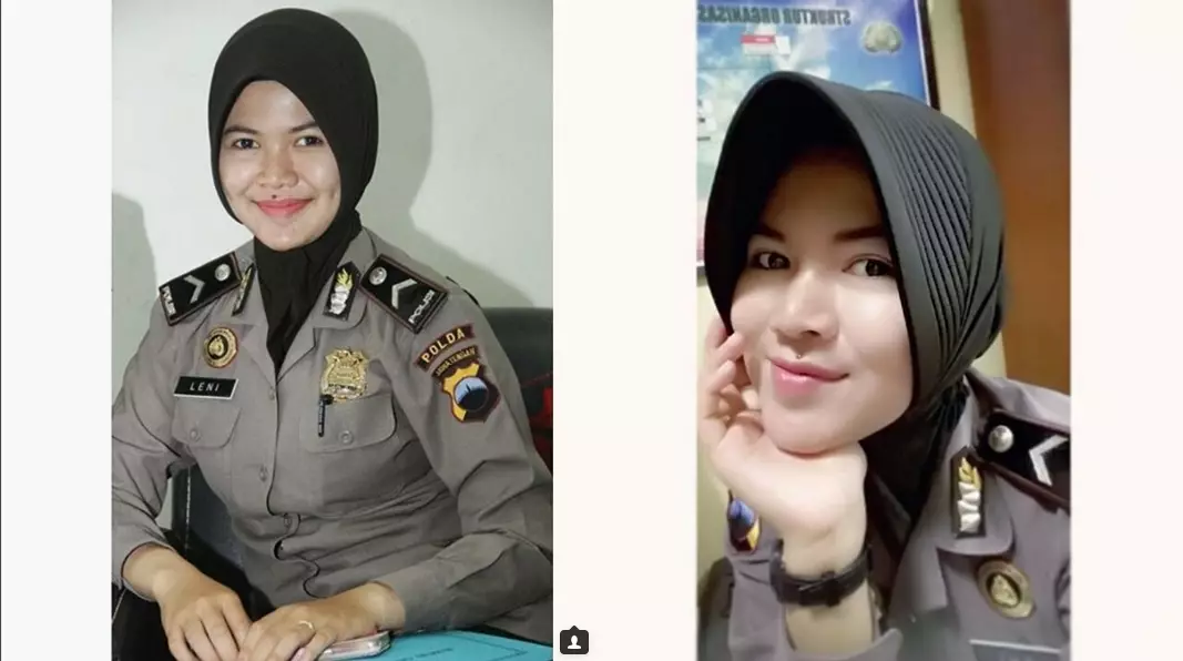 Leni Tri Astuti, Polwan muda yang pernah jadi Duta Wisata Purbalingga 