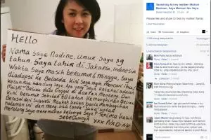 39 Tahun diadopsi ke Belanda, wanita ayu ini cari ibunya di Indonesia