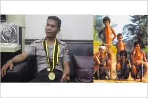 Polisi ini rintis pendidikan suku pedalaman dengan gaji sendiri, salut