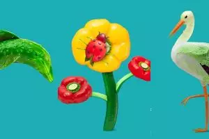 Tidak hanya dimakan, buah & sayur juga bisa jadi karya seni yang kece