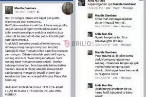 Heboh kasus bocah disodomi di toilet mal, bikin netizen geram!