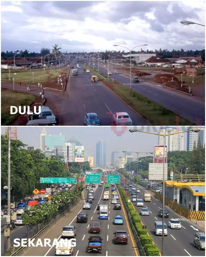 Potret Jakarta tempo dulu dan sekarang, bikin pengen ke masa lalu!