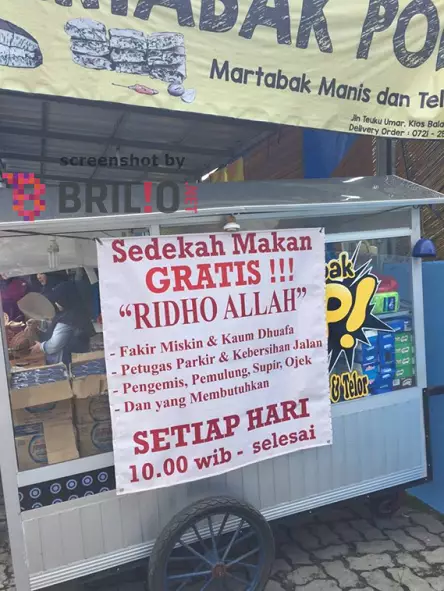 Di tengah 'miskin' empati masih ada warung gratis begini, salut! 