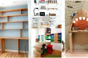 15 Desain meja belajar keren ini bangkitkan semangat belajar anak