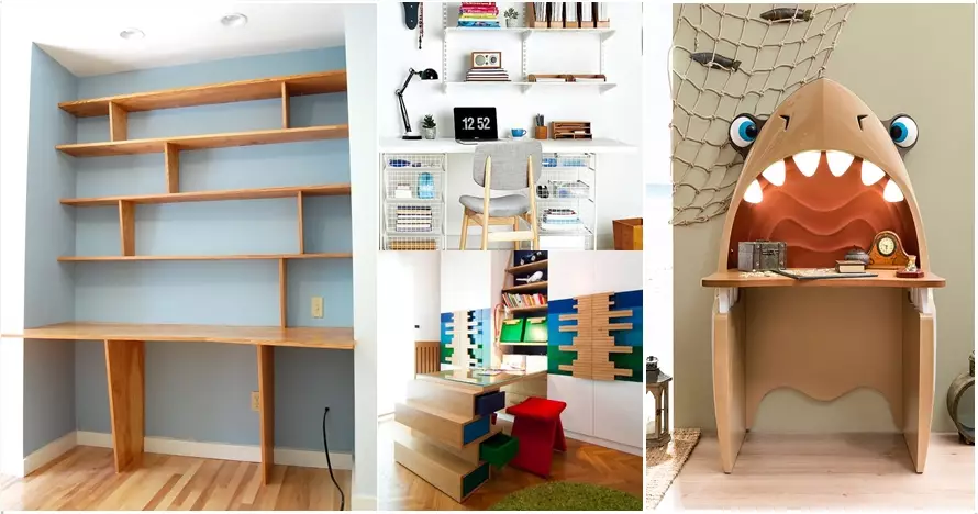 15 Desain meja belajar keren ini bangkitkan semangat belajar anak