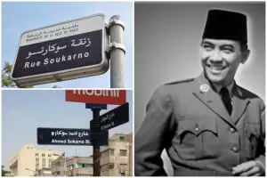 Nama Soekarno pun diabadikan di luar negeri, keren! 
