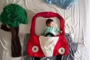 13 Bayi imut ini lelap di kasurnya, bikin ingin lekas punya momongan!