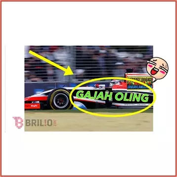9 Stiker 'Indonesia banget' ini harusnya ada di mobil F1 Rio, setuju?