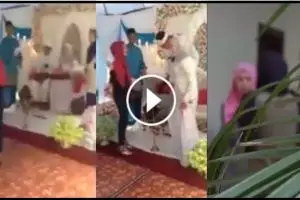 Baru saja dicerai, wanita ini tabah hadiri pernikahan mantan suaminya