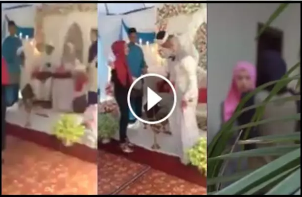 Baru saja dicerai, wanita ini tabah hadiri pernikahan mantan suaminya