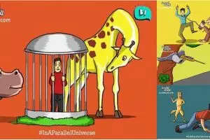 Kumpulan animasi kartun ini sindir manusia yang gemar menyakiti hewan