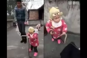 Keberanianmu belum ada apa-apanya dibandingkan balita ini