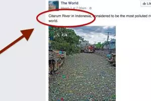 Sungai terkotor dunia ini dikira di Indonesia