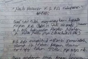 Curahan hati Mashudi, guru honorer yang dipolisikan Menteri Yuddy