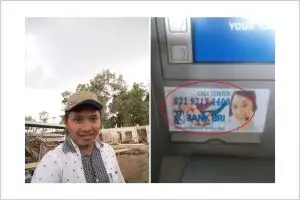 Hati-hati modus penipuan stiker palsu call center saat ATM tertelan!