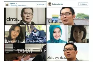 Meme Ridwan Kamil & Cinta AADC 2 yang dijamin bikin klenger ketawa