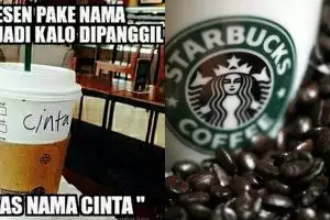 13 Nama nyeleneh saat memesan kopi di Starbucks, ada-ada saja! 