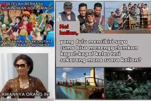 15 Meme lucu Menteri Susi tenggelamkan kapal ini bikin senyum sendiri