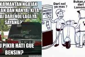 Lihat 13 meme 'Dari Nol' ini bikin kamu ngakak & rajin ke SPBU
