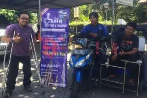 Hore! Sekarang di Yogyakarta ada ojek ramah difabel