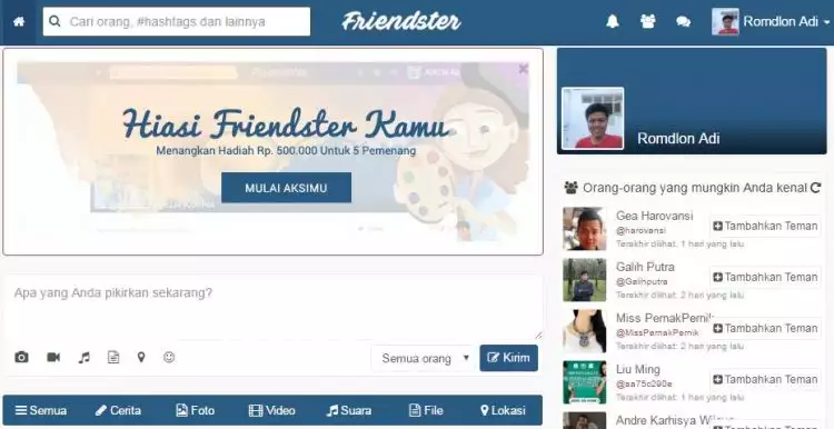 Media sosial Friendster bangkit lagi?