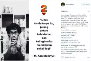 Kenalkan Aan Mansyur,  penulis puisi romantis Rangga 'AADC 2'