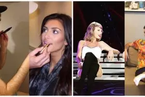 Pria ini  'foto bareng' tokoh terkenal,  posenya kocak banget!  