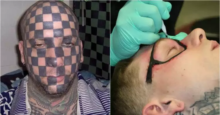 22 Orang ini dijamin menyesal bikin tato asal-asalan, duh ngawur!