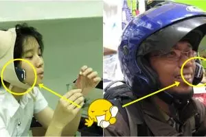 24 Foto gaya orang pakai telepon ini bikin gagal paham, kocak banget!