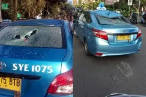 Foto dan video aksi anarkis sopir taksi yang berdemo hari ini, duh!