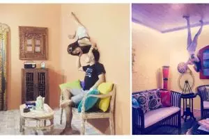 15 Foto bukti asyiknya wisata ke museum Upside Down World, wow! 