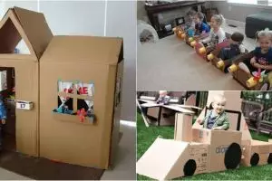 26 Cara memanfaatkan kardus bekas untuk mainan anak, murah dan unik!