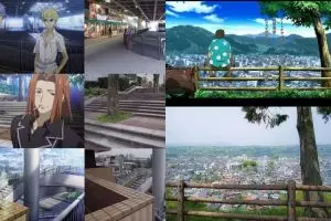 35 Tempat anime vs dunia nyata ini bikin kamu geleng-geleng kepala