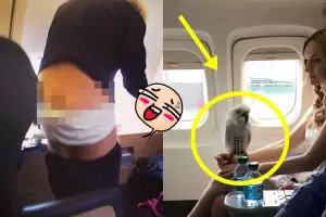28 Tingkah penumpang pesawat ini memang keterlaluan, nyebelin banget!