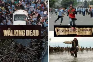 10 Aksi sopir taksi saat demo ini ternyata mirip adegan film populer