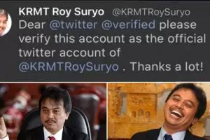 Minta akun Twitter diverifikasi, Roy Suryo jadi candaan netizen