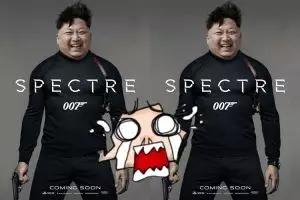 Foto aksi politikus dunia saat berkostum layaknya James Bond 