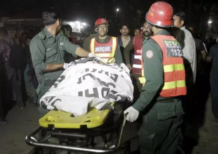 Ledakan bom terjadi di Lahore Pakistan, 65 orang meninggal dunia