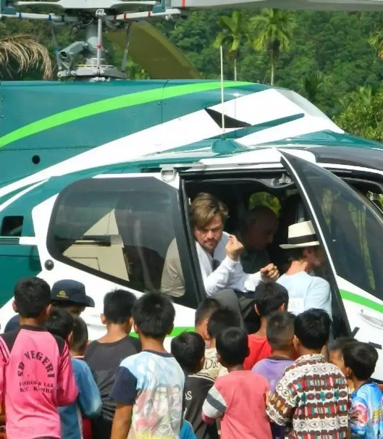  Leonardo DiCaprio kunjungi Gunung Leuser Aceh, ada apa ya? 