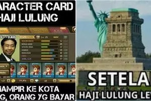 Meme Haji Lulung, kesaktiannya nggak bikin kagum sekaligus ngakak! 