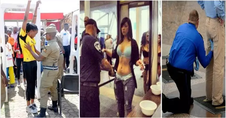 15 Foto menggelikan saat security check, jadi modus petugas nakal!